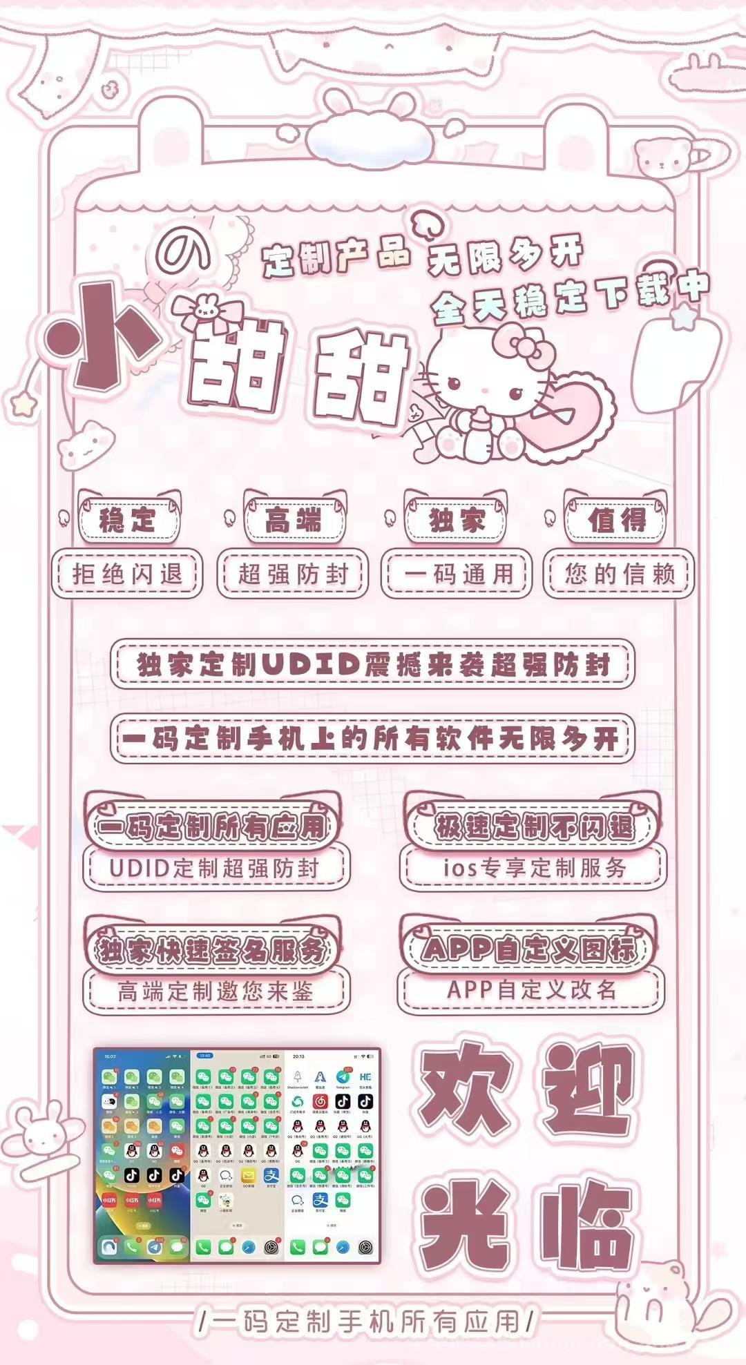 小甜甜定制官网-卡密激活码和定制地址-40天180天365天售后版-不退换